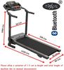 Treadmill Electric Motorised Running - Adjust Incline -Foldable Exercise Machine