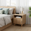 1 Door Compact Wooden Bedroom Bedside Cabinet Nightstand Side Table Storage Unit