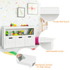 Kids Toy Storage Organizer 3-Drawer Toy Chest Toy Cube Shelf w/Large Open Shelf