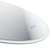 Round LED Bathroom Mirror With Demister Heated Bluetooth Touch Sensor 600×600mm