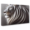 Lion Statue Canvas Wall Art Print Framed Picture Home Decor Living Room Bedroom