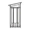 S/M/L Metal Firewood Fire Log Rack Wood Storage Rack Holder Indoor Outdoor Cover