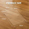Rectangular Floors 900x1200mm Office Chair Desk Mat PVC Frosted Carpet Protector
