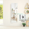 Full-length Mirror Storage Cabinet Wall/Door Mounted Jewelry Organizer White