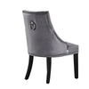Velvet Pull Door Knocker Studded Dining Kitchen Accent Chairs Luxury Windsor