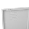 Filing Cabinet Cupboard Storage Unit With 2 Doors 4 Layer Storage Compartment