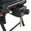 Portable Gas BBQ Grill with Cooking Zone Black Freestanding Barbecue