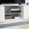 Modern TV Unit Cabinet Stand 120cm High Gloss Doors with RGB LED Living Room