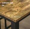 Breakfast Bar Table And Stools Kitchen Dining Room 2 Seater Industrial Furniture