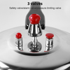 3/5/7/9Litre Home Dual Handle aluminum Pressure Cooker Kitchen Catering Cookware