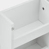 Corner Dressing Table Desk Cupbpard Workstation Foldable Shelf Storage Display