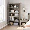 5 Tier Wooden Bookcase Shelving Display Storage Shelf Unit Wood Furniture