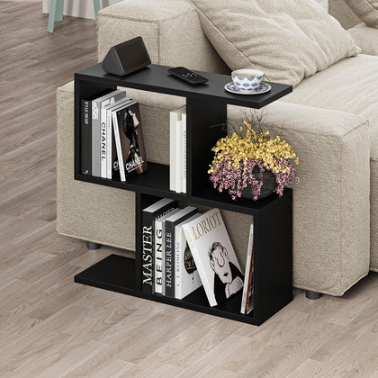 2 Tier Storage End Side Table - Versatile C Table