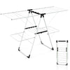 Stable A-shaped Stainless Steel Frame Foldable Clothes Drying Rack