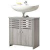 Grey Bathroom Under Sink Cabinet Basin Storage Cupboard Vanity Furniture Unit UK