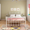 Strong Metal Bed Frame 4ft 4ft6 Double Size Solid Bedstead Base +MATTRESS