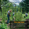 220cm Garden Arch Trellis Extra Tall Metal Tunnel Trellises Arbors with Stakes