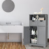 Bathroom Cabinet Floor Storage Cabinet Standing Cupboard w/1 Shelf &2 Drawers