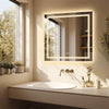 800x800mm Splendent Cube LED Bathroom Mirror with Lights | IP65| Demister| Touch