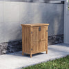 Wooden Outdoor Garden Cabinet Utility Storage Tools Shelf BoxShed Pent Roof Box