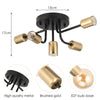 Chic LED Lamp Ceiling Light Modern Chandelier Living Room Bedroom Pendant Pndoog