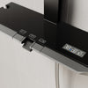Square Thermostatic Shower Mixer Gunmetal Grey Electronic Disaplay Piano Keys