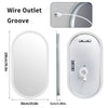Oval Ultra Bright LED Bathroom Mirror Elliptical Anti-Fog Smart Dimmable Vanity