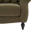 Dusk Hebden Olive Green Velvet Armchair RRP £