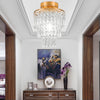 Modern Lamp LED Crystal Ceiling Light Pendant Chandelier Living Room Dining Room