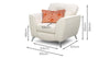 Dawson Ivory Basket Weave Armchair RRP £549