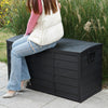 300 Litre Outdoor Storage Box Garden Patio Plastic Chest Lid Container Multibox