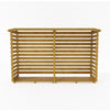 Extra Large 229cm Outdoor Garden Log Store Firewood Storage Shed Log Rack UK