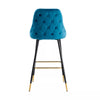 VELVET BAR STOOLS BUTTON BACK BAR STOOLS BREAKFAST BAR STOOL SET OF 2 OR 1CHAIR