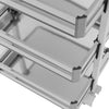 Kitchen Pull Out Drawer Cabinet Glide Organizer Metal Wire Storage Basket Shelf