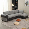 Luxury 2, 3 Seater Linen Fabric Couch Sofa Corner Chaise Settee Living Room Set