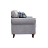 Luxury 2, 3 Seater Linen Fabric Couch Sofa Armchair with 2 Pillows Living Room