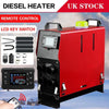 5KW 12V Air Diesel Heater 4 Holes LCD PLANAR Remote Trucks Boats Car Motorhome