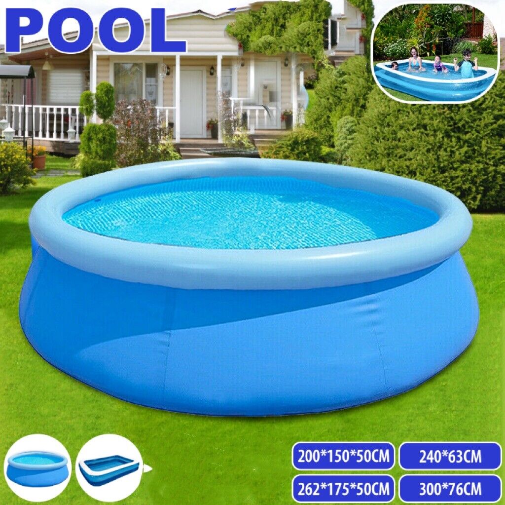 Very Large Pool Extra Large Family Swimming Pool Garden Outdoor Summer Inflatable Padd ...