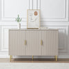 Dusk Evie Matte Taupe & Gold Effect Large Sideboard RRP £233