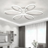 Square/Ring LED Ceiling Lamp Cool White Light Chandelier Fixture Bedroom Living