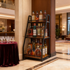 Stand Versatile Corner Bottle Display Stand Trapezoid Rack