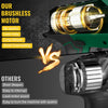 Brushless Cordless Reciprocating Saw 2x2.5Ah Battery Wood Metal Plaster Plastic