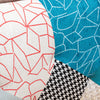Retro Patchwork Butterfly Wing Back Armchair Single Sofa Lounge Chair+ Footstool