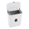 Kitchen Rubbish Bin Waste Recycling Baskets Handy Dustbin Lidded Bathroom Slim