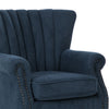 Chesterfield Chenille Wingback Tub Armchair Cuddle Chairs Cushioned Leisure Sofa