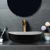 Irregular Ceramic Basin Sit-on Countertop Wash Basin Sink Bathroom Washing Bowl