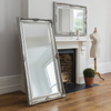 Mirror Large Full Length Wall Vintage Antique Silver Leaner Mirror 172cm x 84cm