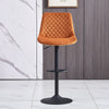 1/2/3/4x Bar Stools Adjustable Breakfast Kitchen Stools Velvet Swivel Gas Lift