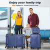Lightweight Hard Shell ABS 4 Wheels Suitcase Cabin Hand Luggage Travel Case Set