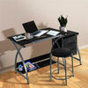 Adjustable Drafting Table Drawing Station Desk Board Storage Drawers w/ Stool